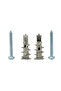 M8 Zinc Alloy Plasterboard Drywall Anchor Hollow Wall Self-drilling Wall Plug with Tapping Screw Dry - 6