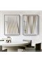 2-Piece Silhouette Flow Chart with Metal Frame and Real Glass