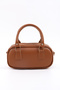 Taba Shk207 Faux Leather Charm Detailed Zippered Hand, Arm and Shoulder Bag with Strap - 3
