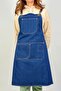 Cafe Barista Chef Bartender Waiter Ceramic Florist Jeans Apron Denim - 2