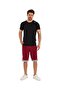 Men's Polyester White Striped Basketball Shorts