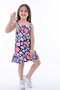 3Pcs Girls' Rope Strap L Stretch Fabric Summer Dress - 4