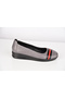100% Genuine Leather, Orthopedic, Gray Stewardess Shoes - 2