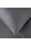 Alana Duvet Cover Set Double Size 200x220 cm Dark Grey - 2