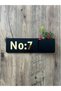 Flower Pot Door Number Home Gift Hotel Site Home Door Ornament - 3