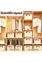 Large PU leather fabric storage box - 5