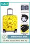 Kids 3D Cartoon Rolling Luggage - Child Travel Trolley Bag, Travel Suitcase with Wheels, Hardside, P