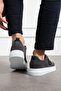 Thick Sole Smoked Color Suede Men's Sneaker - 4
