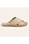 Florya Jute Slippers 37-40 Ecru - Gold
