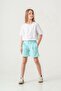 Double Leg Belt Cord Girl's Shorts - 5