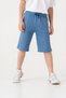 Belt and Ribbed Side Pockets Zippered Boys Shorts - 3