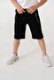 Belt and Ribbed Side Pockets Zippered Boys Shorts - 4