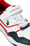 Original U.S. Polo Assn. Boy's White Red Color Sneaker - 7