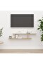 Wall-Mounted TV Shelf Sonoma Oak 125x18x23 cm Engineered Wood