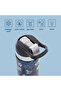 Football Tritan Water Bottle W/ Spray 750ml - Blue - 5
