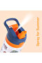 Basket Ball Tritan Water Bottle W/ Spray 750ml - Blue - 4