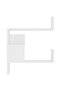 Wall Corner Shelf White 40x40x50 cm Engineered Wood - 5