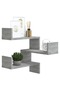 Wall Corner Shelf Grey Sonoma 40x40x50 cm Engineered Wood - 5