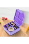 Jumbo Bento Lunch Box Set w/ Steel Food Jar, Ice Pack and Insulated Lunch Bag – Purple - 2