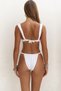 Larasis Floral Detailed White Bikini Bottom - 4