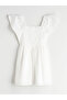 White Square Collar Girl's Dress by Güli̇s Gi̇yi̇m - 3