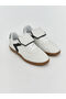 White Lace-up Women's Sports Shoes