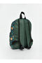 Green Printed Boys' School Bag - 3