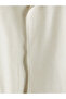 Beige Standard Fit Jacket Collar Men's Coat - 7