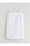Lcw Vision White Square Collar 100% Linen Mini Rope Strap Dress - 5