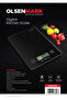 Digital Kitchen Scale- OMKS7055 Tempered Glass Platform, Auto-Zero, Auto-Off