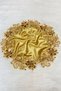 Gold Bride and Groom Handkerchief, Sparkling Sequins and Beads Embroidered, Wedding Henna Circumcision Promise Engagement Halay - 5
