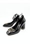 Women's Genuine Leather Heeled Shoes - 4