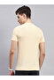 Men Yellow Printed Round Neck T-Shirt - 4