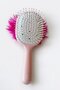Pink Color Monster Figured Charm Attachable Hair Brush/Comb - 4