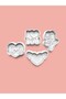 Love Cookie Mold and Sugar Dough Mold Set of 4 0529-Set