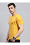 Logo Text Print Round Neck Regular Fit T-Shirt - 2