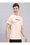 Men Orange Printed Round Neck T Shirt - 3