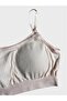 Girl's 100% Genuine Cotton Thin Strap Powder Color Flexible Half Undershirt Bustier with Sponge Inside - 3