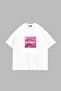 Sassy Printed Oversize Unisex White Tshirt