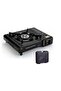 Portable Compact Outdoor Gas Stove with Overheating Protection and Carry Case for Indoor and