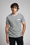 Eddy Men's 100% Cotton O Neck T-Shirt Navy Blue - 2