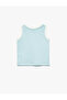 Cotton Crew Neck Printed Sleeveless T-Shirt - 2
