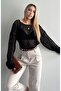 Insect Knitted Transparent Sweater Black