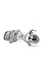 Kindep (Park Moda) Piping Detailed Heeled Women's Sandals Silver - 5