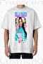 Unisex Bella Poarch V2 Design Printed Oversize T-Shirt