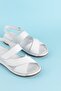 Women's Genuine Leather Anatomical Sole Sandals Iz.4601 White - 3