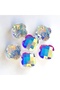 12mm-50pcs 50pcs 12MM Super Shiny Cross Shape Austria Crystal Beads Faceted Beads Glass Loose Spacer - 4