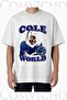 Unisex Cole Vorld V1 Design Printed Oversize T-Shirt