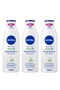 Body Lotion for Normal to Dry Skin, Aloe & Hydration Moisture Serum, 250ml, Pack of 3
