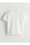 White Dinosaur Printed Boys' T-Shirt and Shorts 2-Piece Set - 4